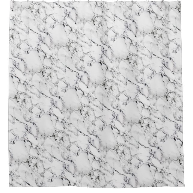 Marble texture shower curtain (Front)