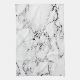 Marble texture tea towel