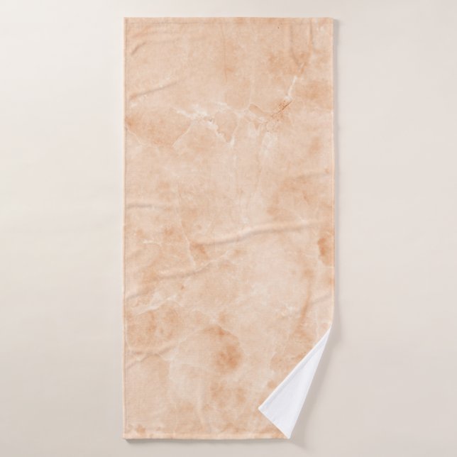 Marble texture white pattern bath towel (Bath Towel)