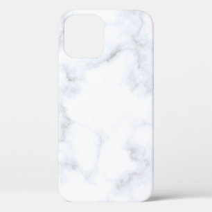 Marble texture white pattern iPhone 12 case