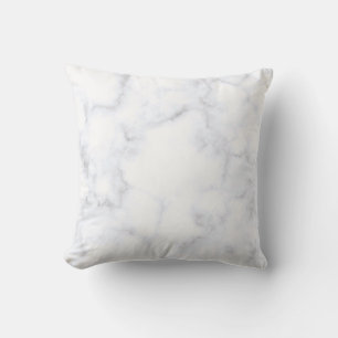 Marble texture white pattern cushion
