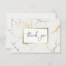 Marble Thank You Cards
