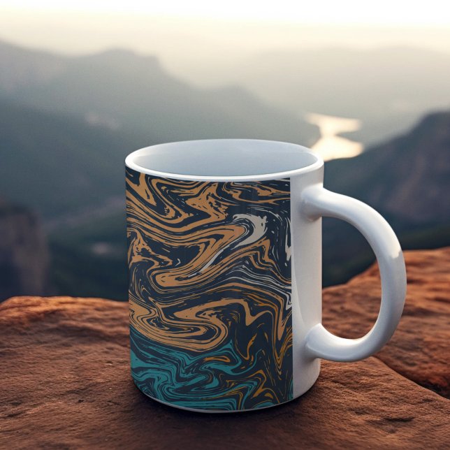 Marble Tile Colour Coffee Mug (mugs and cups)