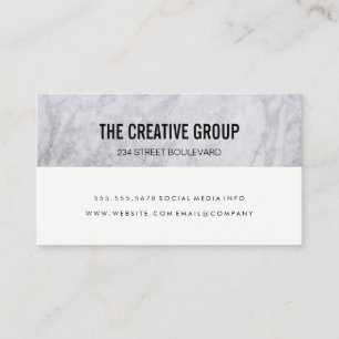 Marble Trim Colour Block Discount Card