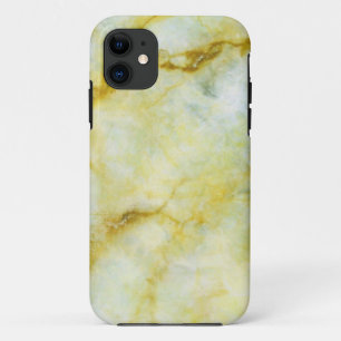 Marble with Yellow Threads iPhone 11 Case
