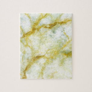 Marble with Yellow Threads Jigsaw Puzzle