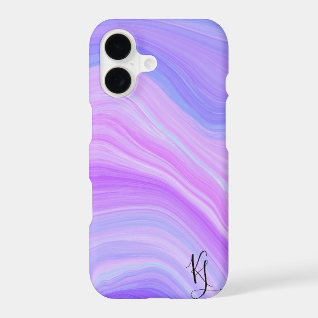 Marbled Agate Personalised Phone Case (Back)