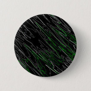 Marbled Black Green 6 Cm Round Badge
