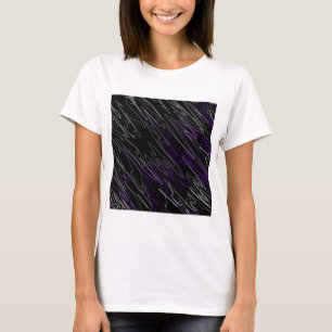 Marbled Black Purple T-Shirt