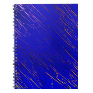 Marbled Blue Notebook
