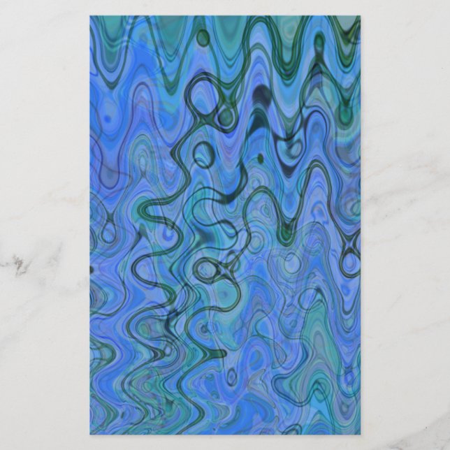 Marbled Blue Waters (Front)