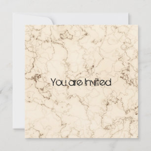 Marbled Cream Baby Shower Invitation
