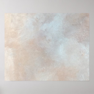Marbled Cream Background Plaster Texture Marble Poster