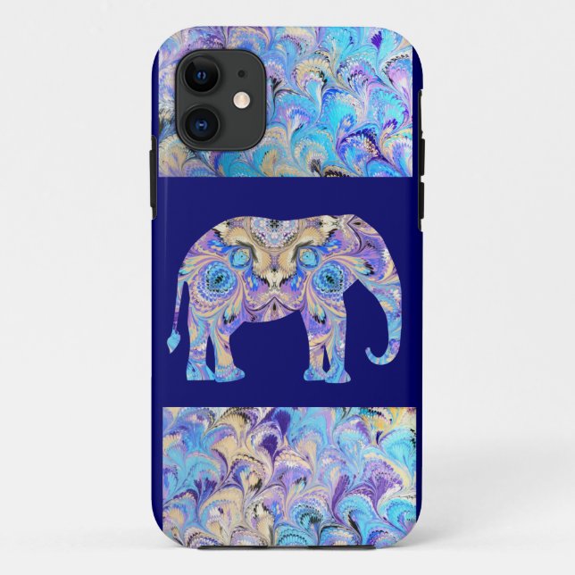 Marbled Elephant iPhone 5 Case Kaleidoscope (Back)