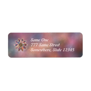 Marbled Galaxies Address Labels