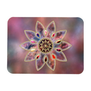 Marbled Galaxies Flexible Magnet