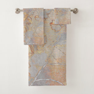 Marbled Myrtle Bath Towel Set