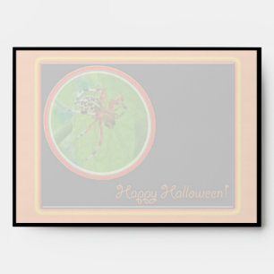 Marbled Orbweaver Spider Happy Halloween Envelopes