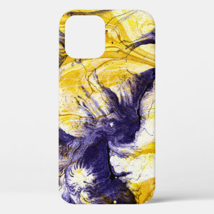 Marbled Paper: Bright Acrylic Art iPhone 12 Case