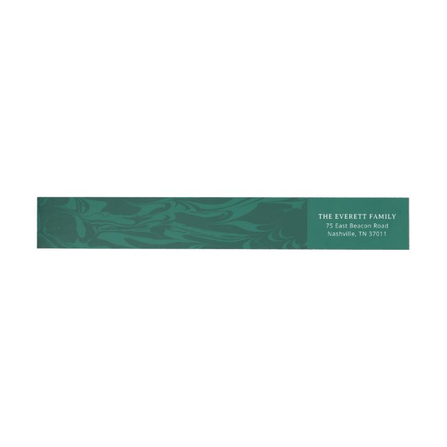 Marbled Pines Wrap Around Label (Individual)