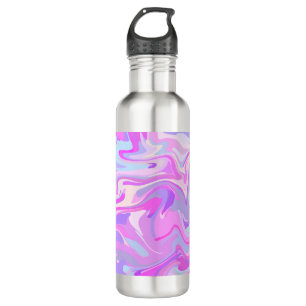 Marbled Pink Purple Turquoise 710 Ml Water Bottle