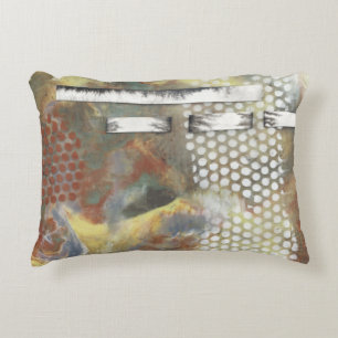 Marbled Pixels II Decorative Cushion