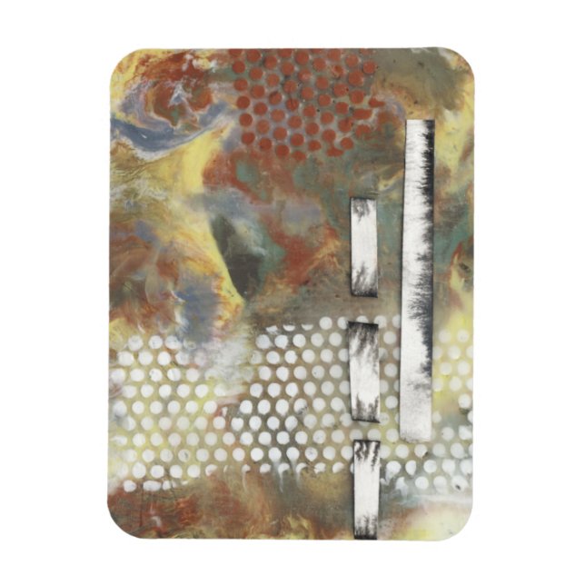 Marbled Pixels II Magnet (Vertical)