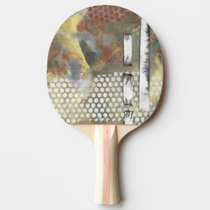 Marbled Pixels II Ping Pong Paddle