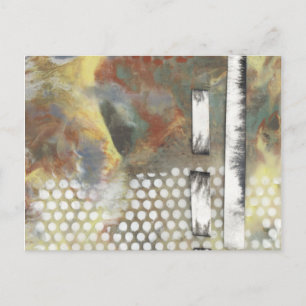 Marbled Pixels II Postcard