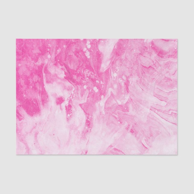 Marbled poured paint  tissue paper (Front)