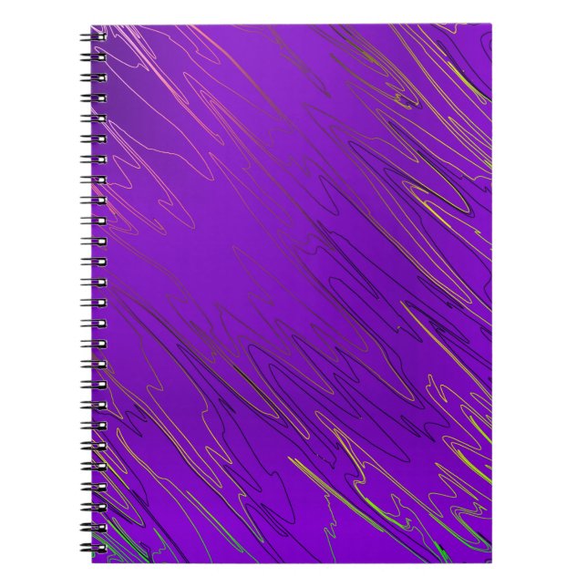 Marbled Purple Notebook (Front)