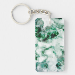 Marbled Quartz Texture Key Ring