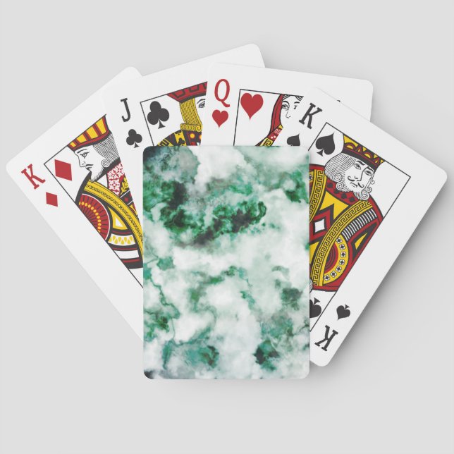 Marbled Quartz Texture Playing Cards (Back)