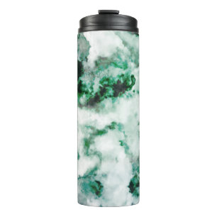 Marbled Quartz Texture Thermal Tumbler