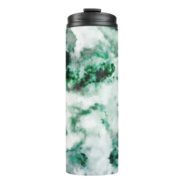 Marbled Quartz Texture Thermal Tumbler (Front)