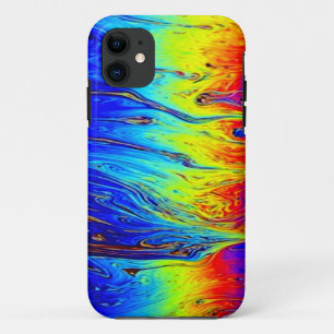 Marbled Rainbow Artwork Beautiful iPhone 11 Case