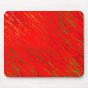 Marbled Red Mouse Pad