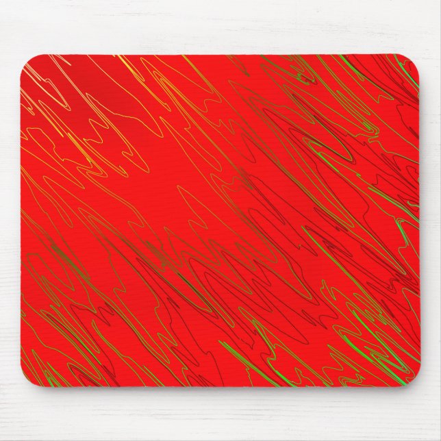 Marbled Red Mouse Pad (Front)