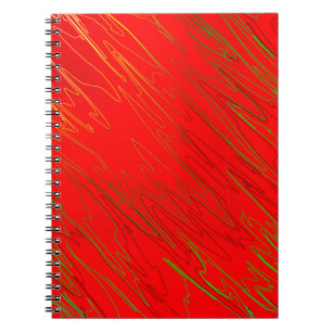 Marbled Red Notebook