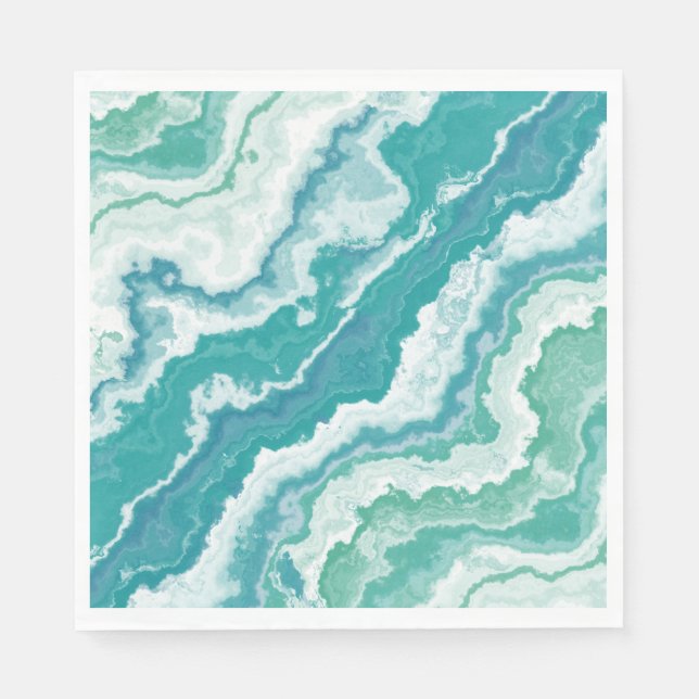 marbled sea foam : napkin (Front)