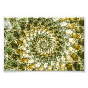 Marbled Shards - Mandelbrot Art Photo Print