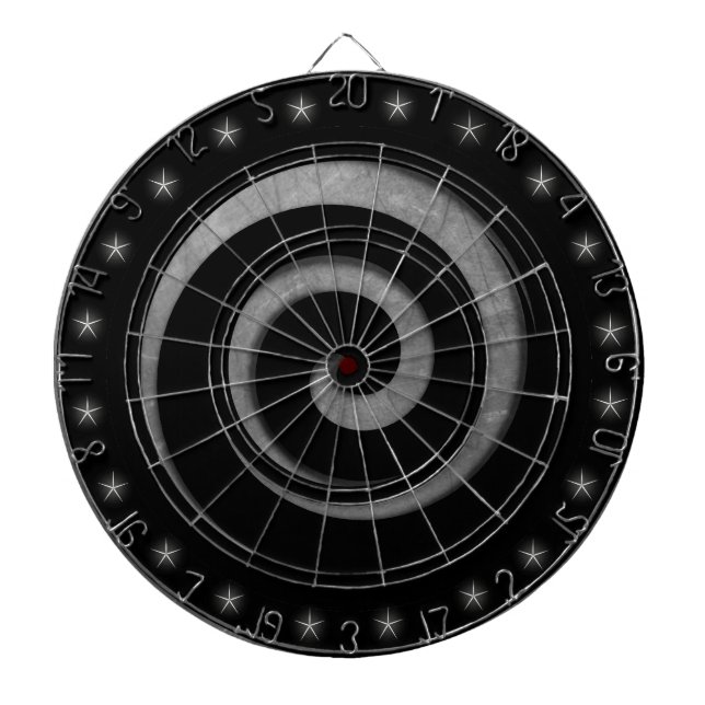 Marbled Spiral Regulation Dartboard (Front)