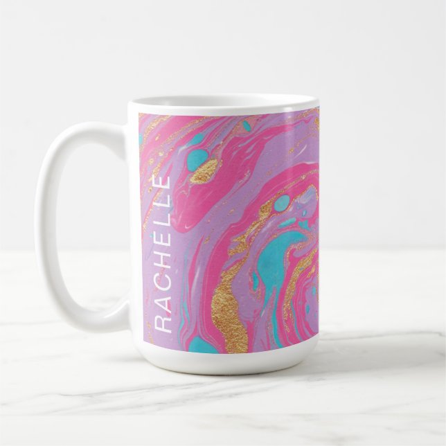 Marbled Swirl Coffee Mug (Left)