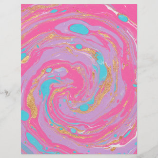 Marbled Swirl Scrapbook Paper