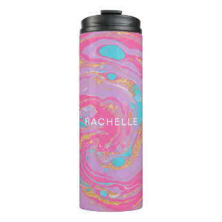 Marbled Swirl Thermal Tumbler