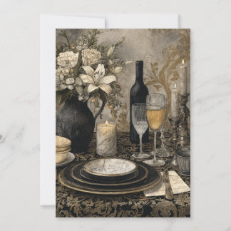 Marbled Vows | Elegant Earth Invitation