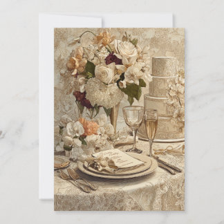 Marbled Vows | White Veins Invitation