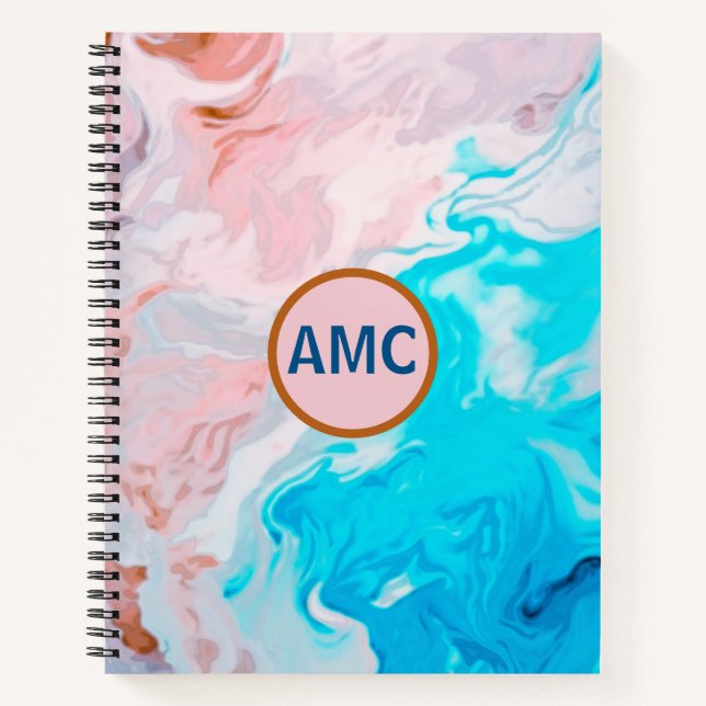 Marbled Wonder Notebook (Front)