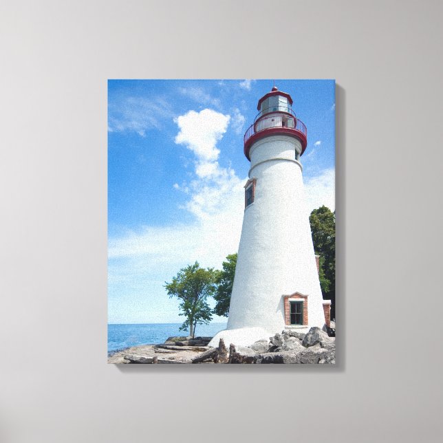 Marblehead Lighthouse Canvas Print (Front)