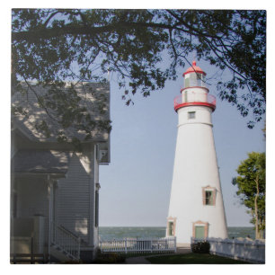 Marblehead Lighthouse Ceramic Tile